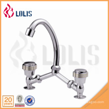 China supplier two holes wash basin water ridge kitchen sink faucet
